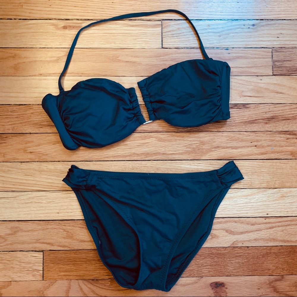 💰🌟 2/$15 Mossimo Bandeau Bikini (L Top/M Bottom)